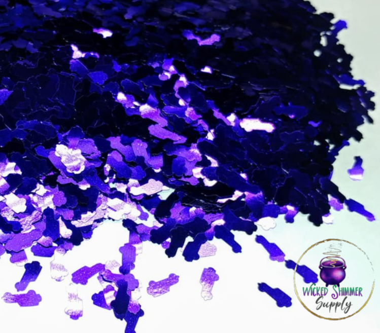 Boxy Car Shape Glitter