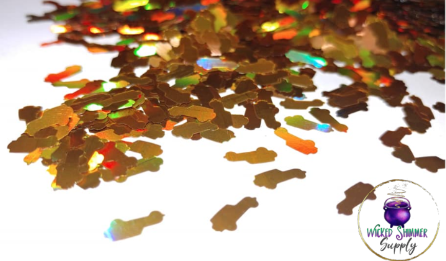 Boxy Car Shape Glitter